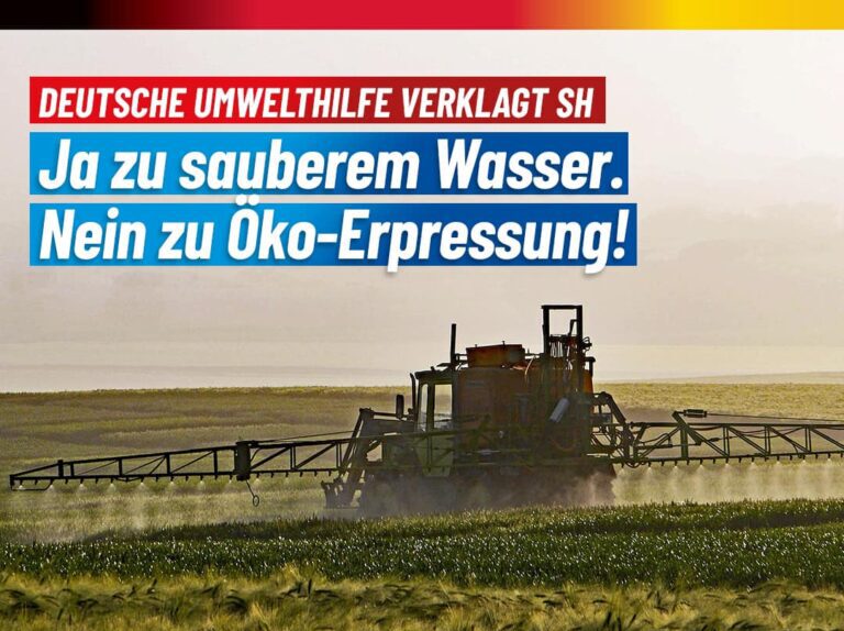 Deutsche Umwelthilfe verklagt Schleswig-Holstein auf sauberes Wasser!