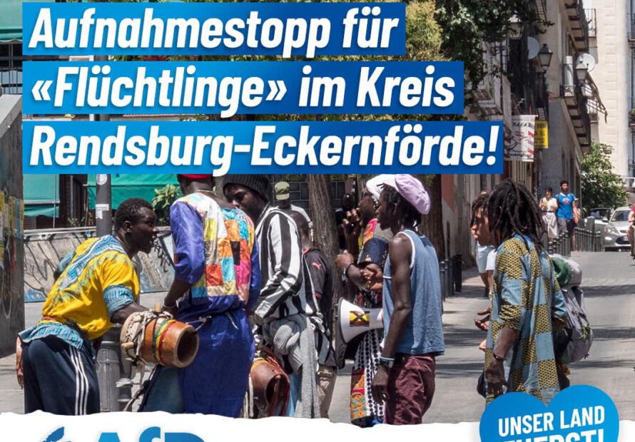 Pressemitteilung: Aufnahmestopp für Flüchtlinge im Kreis Rendsburg-Eckernförde!