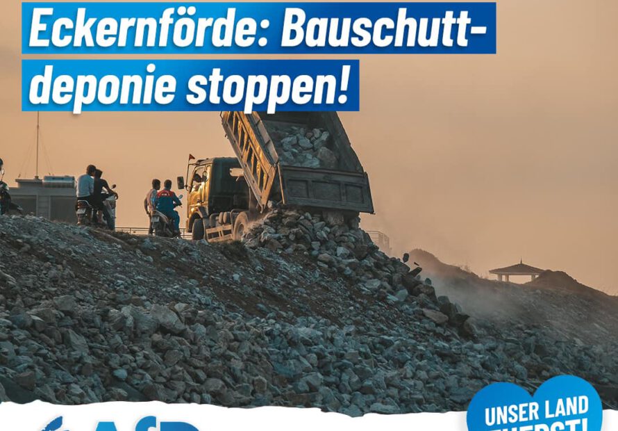 Petition jetzt unterzeichnen – Bauschuttdeponie in Eckernförde stoppen!