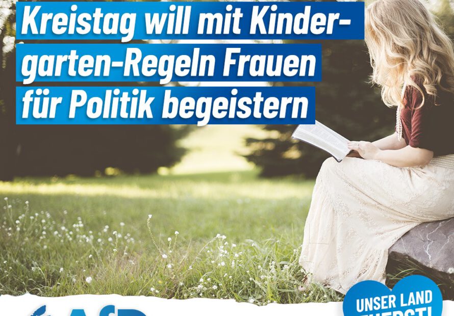 Kreistag will mit Kindergarten-Regeln Frauen für Politik begeistern