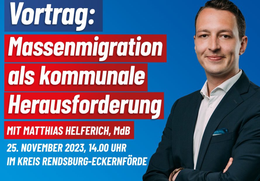 Vortrag: Massenmigration als kommunale Herausforderung