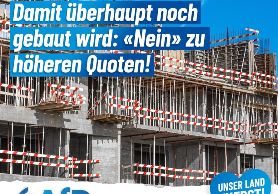 Eckernförde: Damit überhaupt noch gebaut wird – „Nein“ zu noch höheren Quoten!